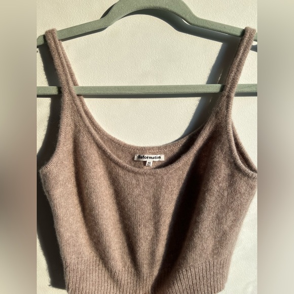 Reformation Cashmere Crop Top - Picture 2 of 4
